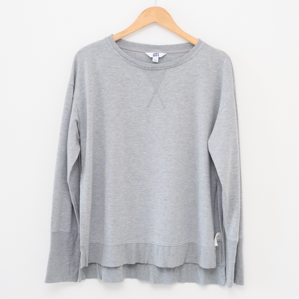 Joy Lab Heather Gray Crewneck Sweatshirt Size Large